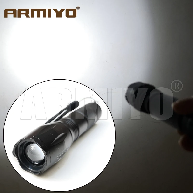 Светодиодный водонепроницаемый мини фонарь онарик Armiyo 18650 лм 5