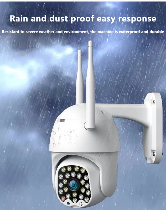 1080P PTZ 5MP камера наружная скорость купольная беспроводная видеокамера с Wi-Fi Pan Tilt 4X Zoom IR сеть видеонаблюдения