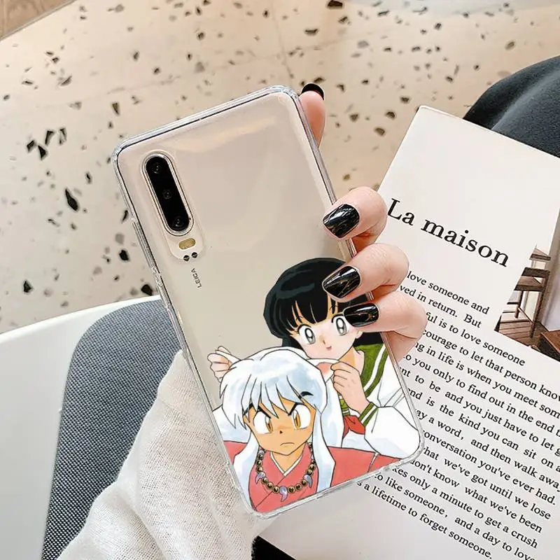 

Anime Inuyasha Higurash Phone Case Transparent for Samsung A71 S9 10 20 HUAWEI p30 40 honor 10i 8x xiaomi note 8 Pro 10t 11