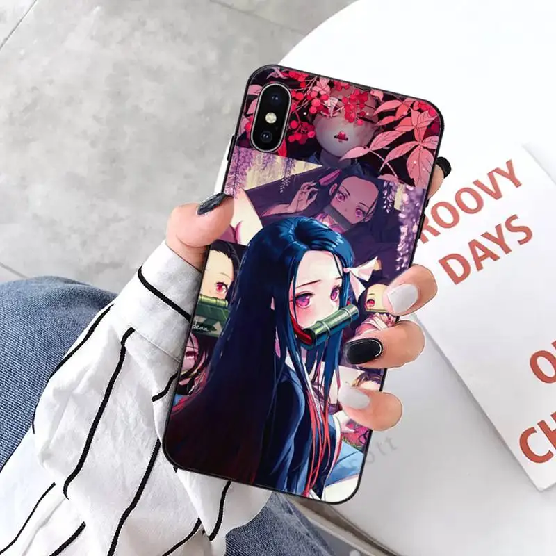 

Demon Slayer Kimetsu No Yaiba Phone Case for iPhone 11 12 mini pro XS MAX 8 7 6 6S Plus X 5S SE 2020 XR