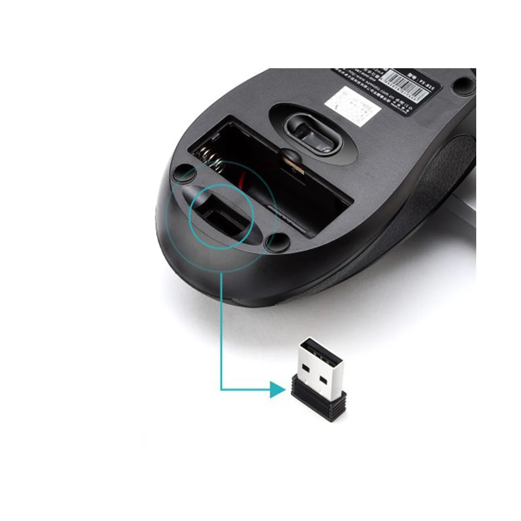 Беспроводная мышь 2 4 ГГц для ноутбука с usb приемником 3 регулируемые DPI кнопочная