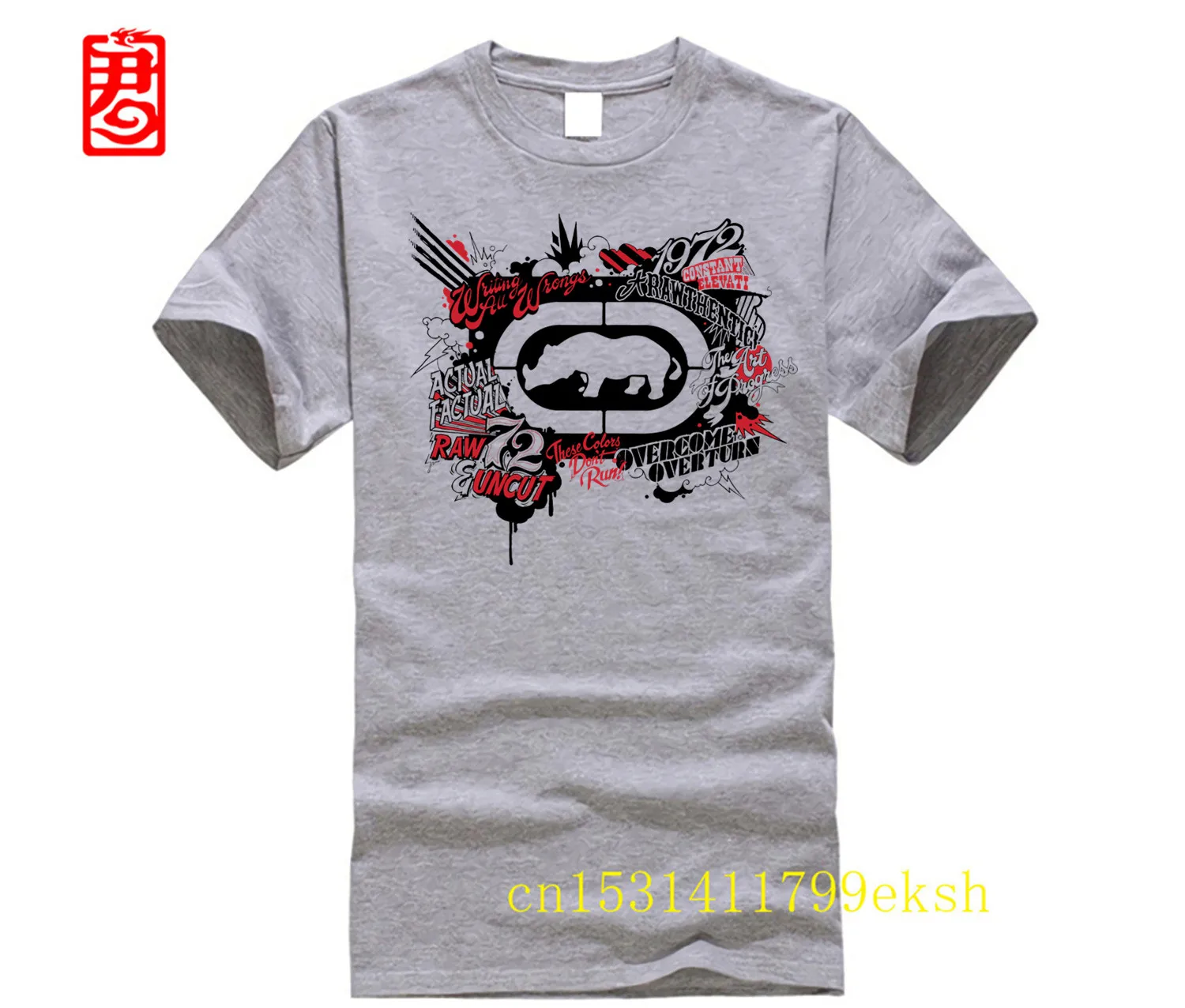 Мужская белая футболка Ecko_Unltd на заказ модная 2020 дешевая горячие футболки черный