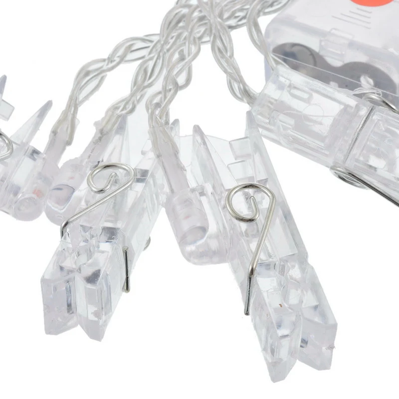 10/20 светодиодов для детской комнаты на батарейках с зажимом фото гирлянда