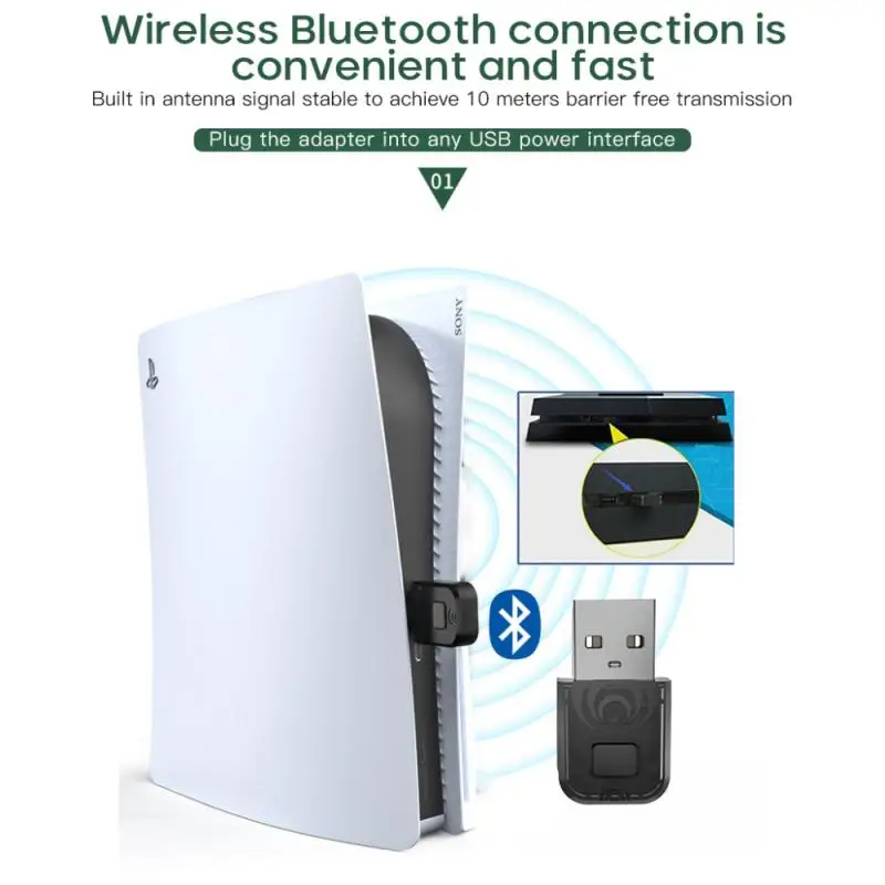 Мини TYPE-C USB Беспроводной гарнитура Bluetooth адаптер приемник для PS5/консолью