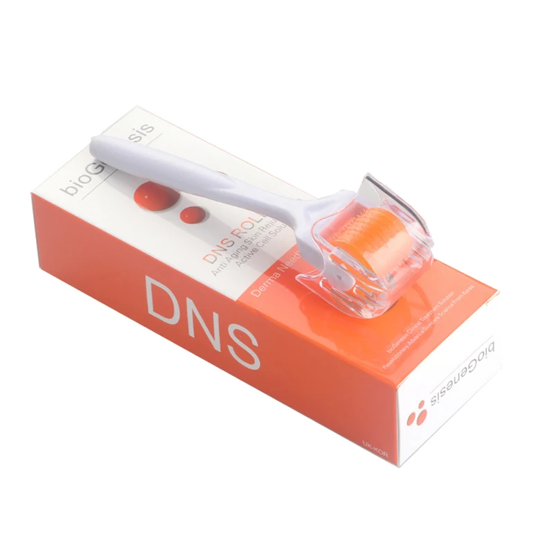 

Ролик для кожи DNS, титановый, 192 микроиглы, лечение выпадения волос, рубцов, морщин, растяжек, терапия, 0,2/0,25/0,3 мм