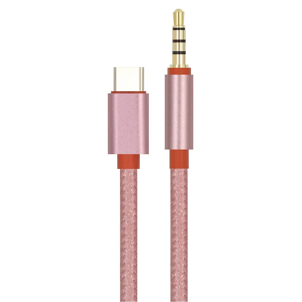 Аудиокабель с разъемом USB Type C и штекером 3 5 мм автомобильный аудиоадаптер AUX