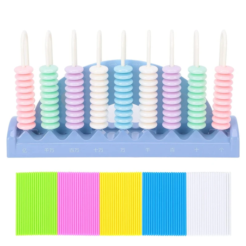 

Montessori Math Toy Computing Rack Counting Calculating Beads Abacus Educational Toys Baby Early Learning Children Toys