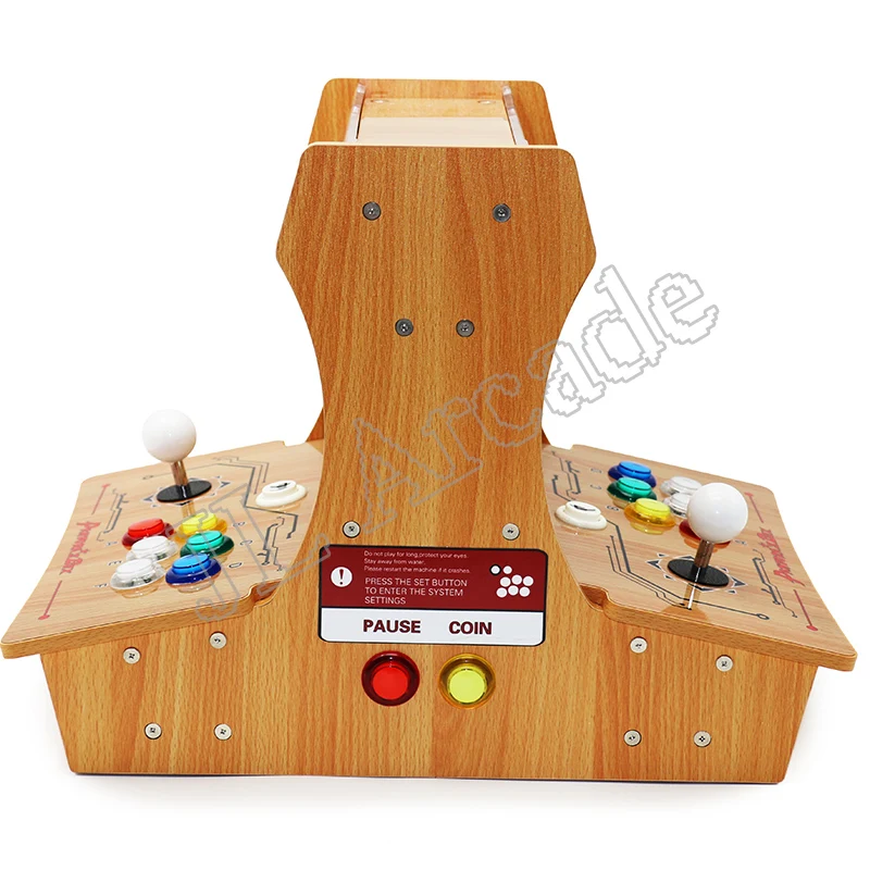 Pandora Box 6 акриловый бартоп 2 игрока мини аркадная машина 10 дюймов двойной экран