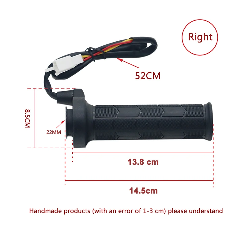 Нагревательные ручки для мотокросса 12 В 22 мм регулируемая резиновая заслонка