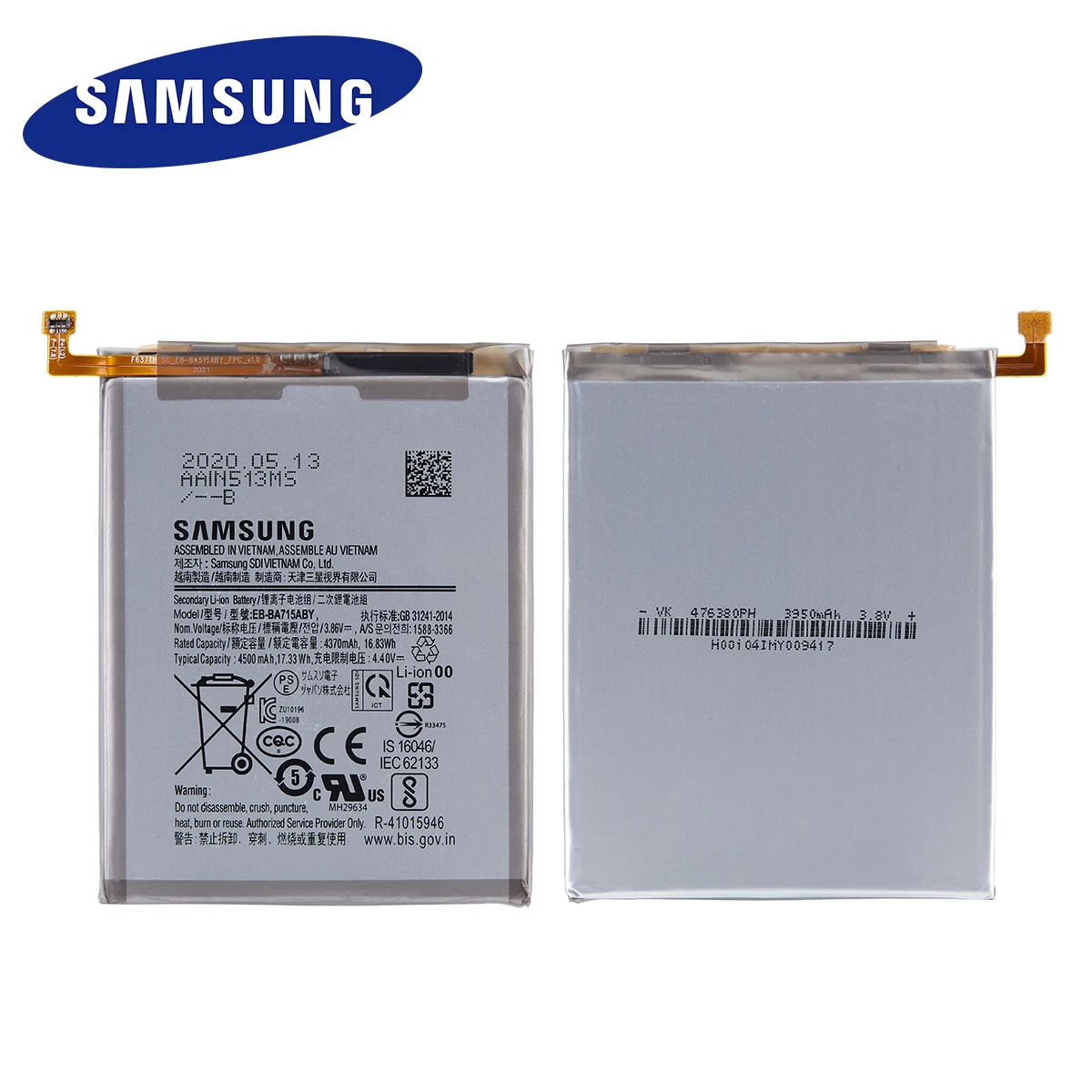samsung orginal eb ba715aby 4500mah replacement battery for samsung galaxy a71 sm a7160 a7160 mobile phone batteriestools free global shipping