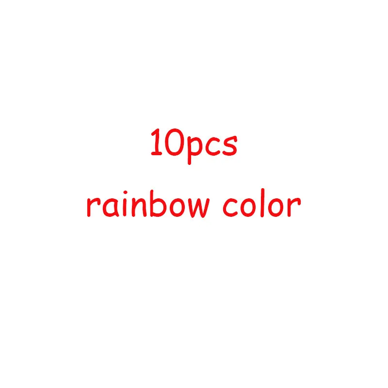 10pcs rainbow color 1/10 шт. Светодиодный проблесковый браслет на запястье Браслет повязка на руку во время ленточный светильник на Танцевальная Вечеринка светящийся светодиодный браслет для вечерние украшения подарок - Цвет: 10pcs rainbow color