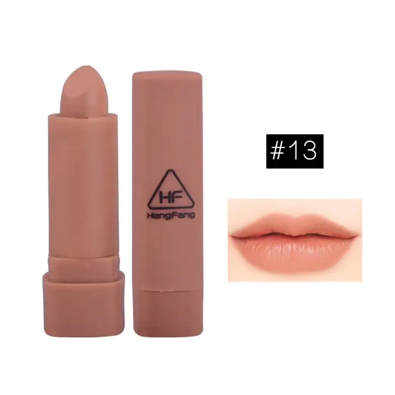 6 Colors/Set Lipstick Makeup Long-lasting Matte Pumpkin Colors With Mirror Lips TSLM1 |