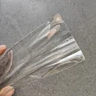 W7cm пластиковый ПВХ ценник бирка ярлык висячий рукав защитные сумки в наличии под заказ тусклый лак или прозрачный 100 шт.