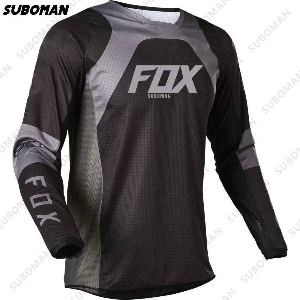 

suboman FOX jersey Mtb POC new Cycling Enduro Downhill T-shirt endurance Long Sleeve dirt bmx Motocross Mountain Bike Clothing