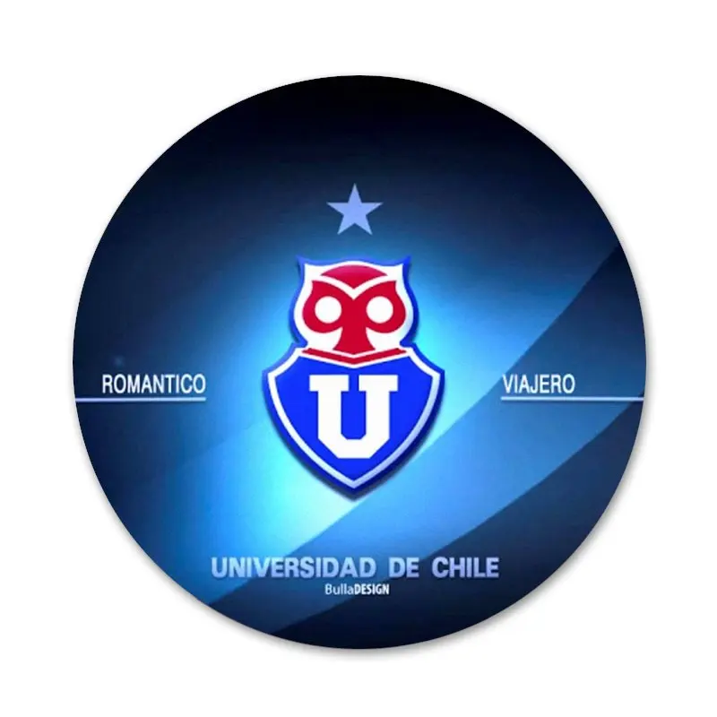 Модный логотип университета Чили значок брошь булавка аксессуары для одежды