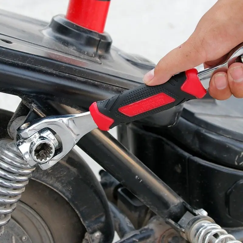 

52-in-1 Multifunctional Wrench 360-Degree Rotating Multi-Head Wrench Water Pipe Automotive Screws Repair Tools Universal Wrench