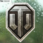 Tri koshki WCS070 11*15 см, автомобильная наклейка world of tanks, забавные красочные автомобильные наклейки world of tanks
