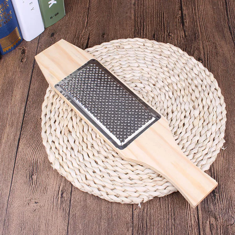 Большой чесночный измельчитель имбиря деревянный чеснока деревянная ремонтная