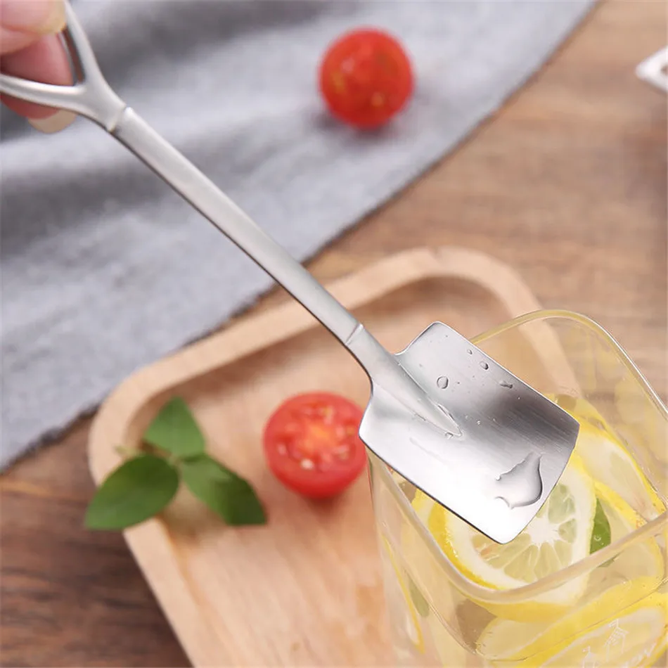 Ложка для чая кофе сахара из нержавеющей стали|Ложки| |