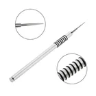 Кисть для рисования акриловыми красками для мрамора, 1 шт., серебряный рисунок, цветок, инструмент для маникюра и дизайна ногтей