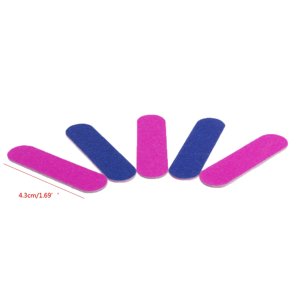 Двухсторонние пилки для полировки ногтей 100 шт. | Красота и здоровье