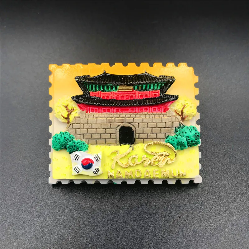 Греческое Эгейское море Таиланд том Юм Кунг Южная Корея Sungnyemun Рим Италия Венская Австрия Оскар США 3D Холодильник Магнитный сувенир