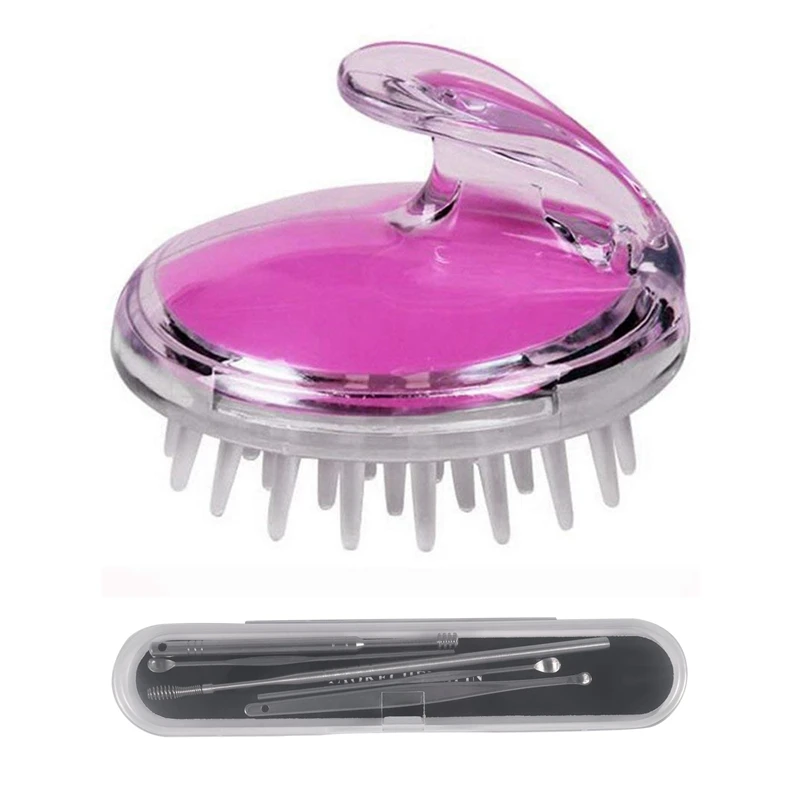 

1 шт., спиральная расческа для волос, из нержавеющей стали