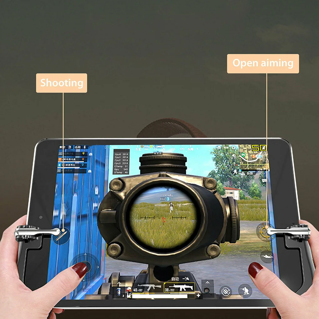 H2 геймпад PUBG мобильный триггер шутер контроллер Джойстик для iPad Android IOS|Геймпады| |