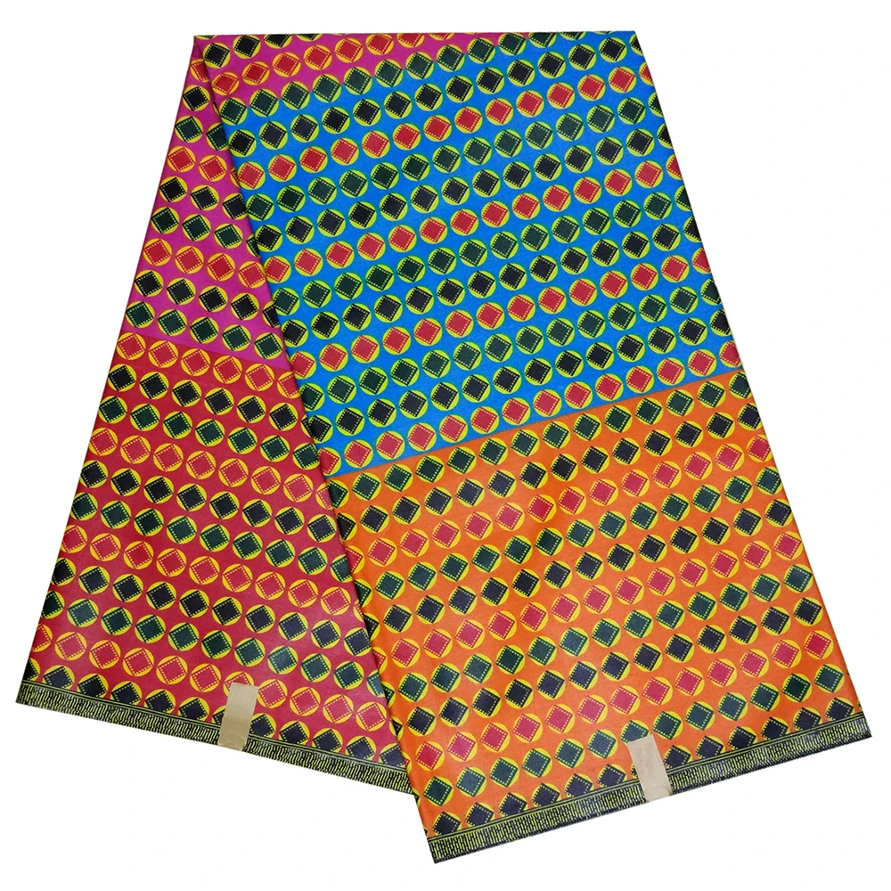 Высококачественная африканская ткань с принтом модный дизайн восковая для