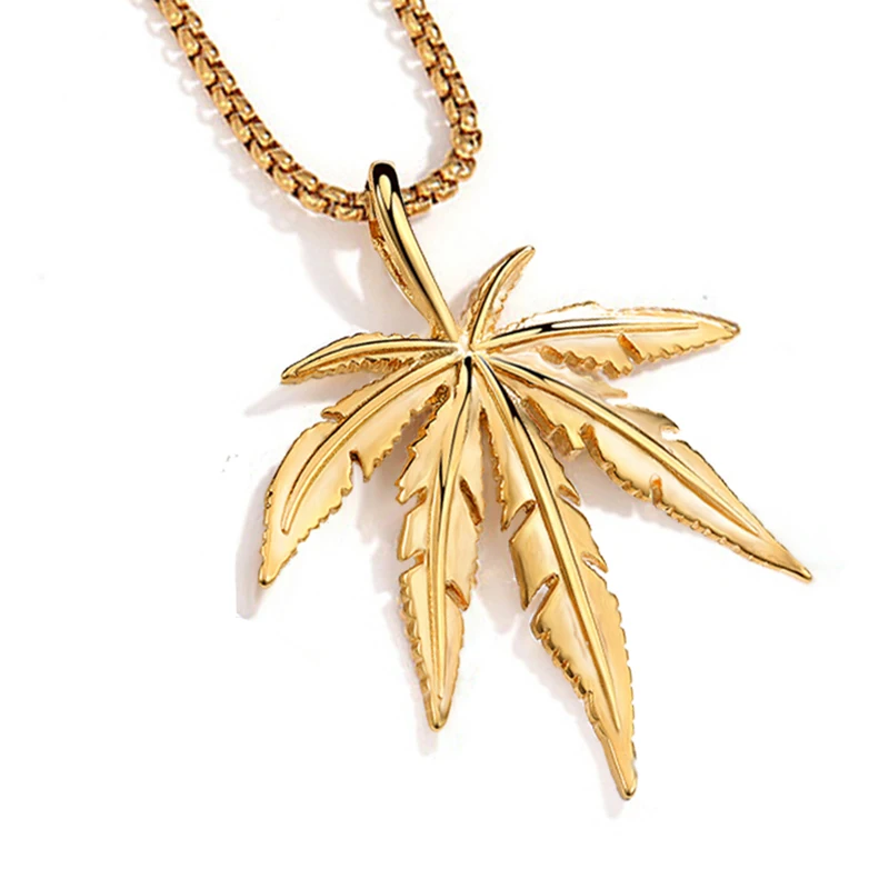 Xishan табачная трава ожерелье с подвеской в виде кленового листа подвески стиле