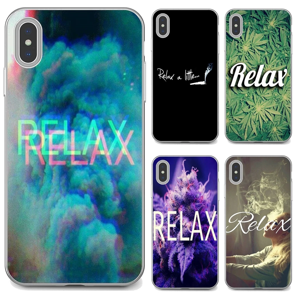 Чехлы для телефонов Relax a Little Weed Pot Joint Smoking LG K10 K8 K7 K4 Nokia X6 2 3 5 6 8 9 230 3310 1 7 Plus 2017