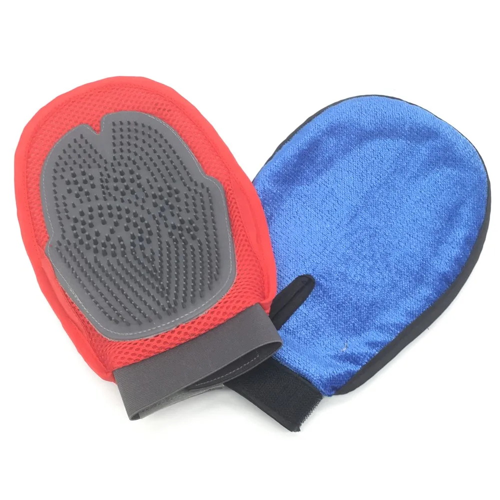 

Перчатки для ухода за домашними животными силиконовая щетка для кошек расческа для удаления волос перчатки для собак для Ванной Принадлежности для чистки животных расчески