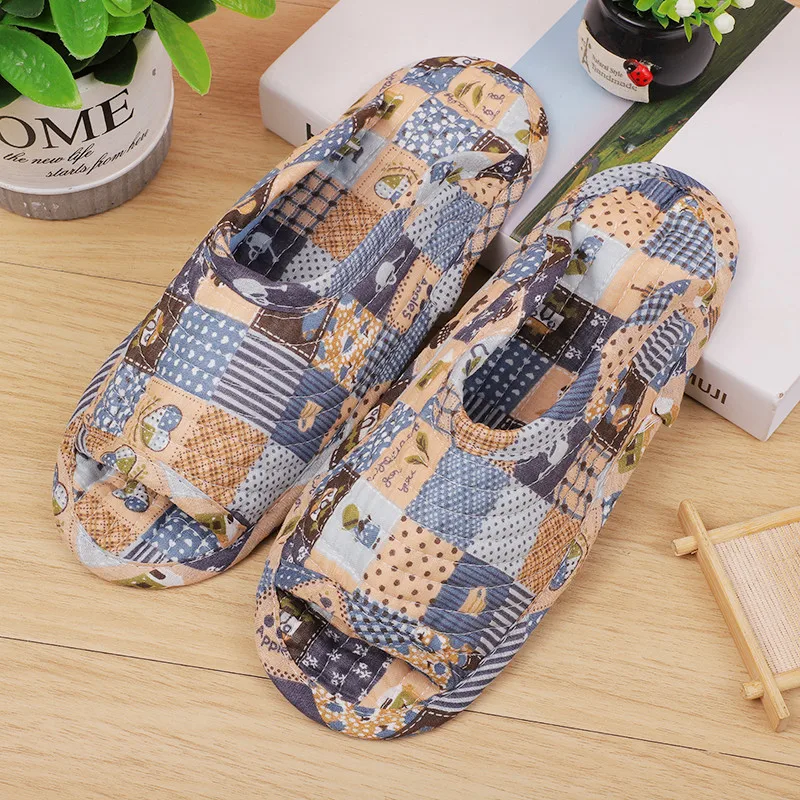 Женская ткань искусственная стирка стеганые мягкие мужские ковровые тапочки