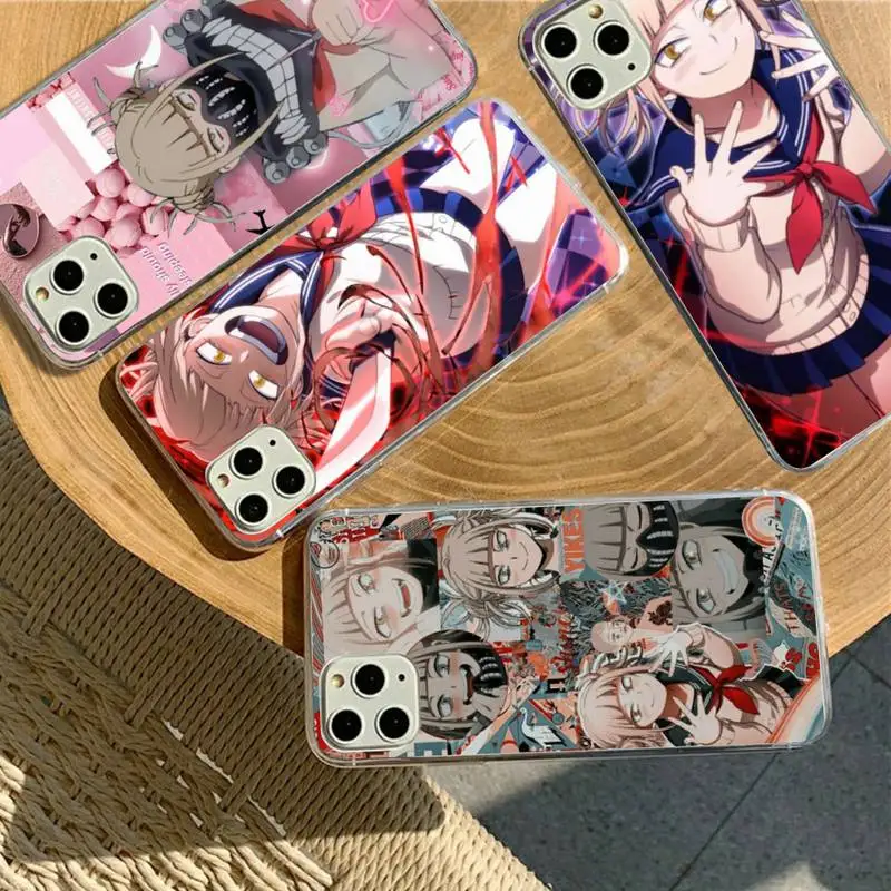 

YNDFCNB Himiko Toga Phone Case for iPhone 11 12 pro XS MAX 8 7 6 6S Plus X 5S SE 2020 XR fundas