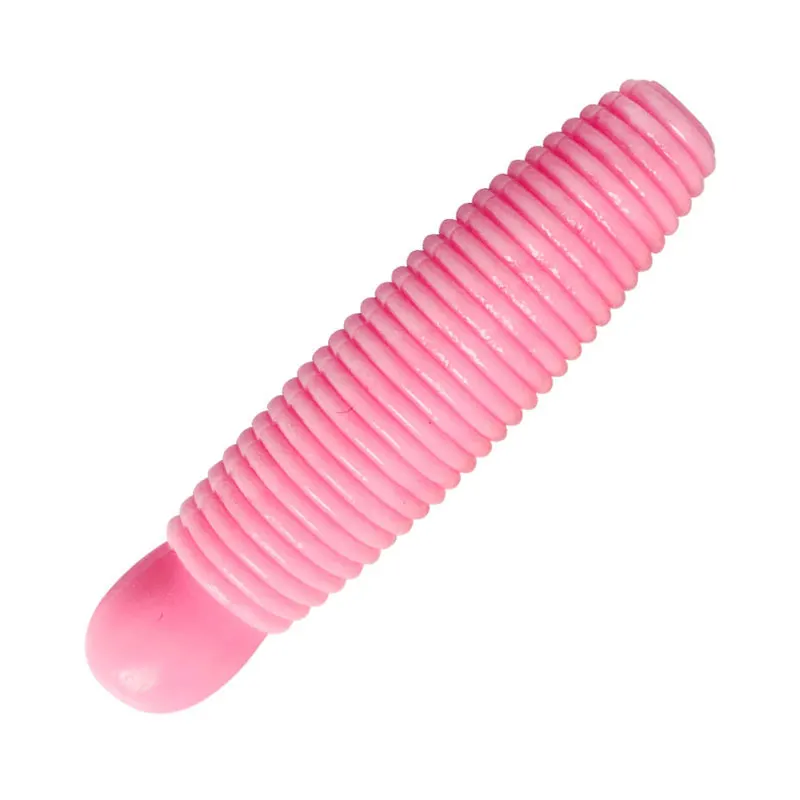 

10pcs/Bag Soft Worm Potato Bait Fishing Lure 5g/1.97in 7g/2.36in Luminous Nonsinker Grub Pupa Bite Resistance Fresh Saltwater