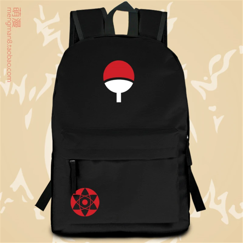Akatsuki Kakashi Konoha Uchiha Sasuke реквизит для косплея Шаринган плечевой рюкзак на молнии