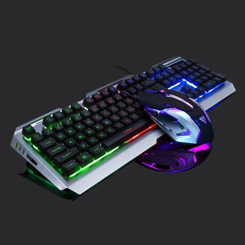 клавиатура механичекая Игровой keybord и мышь с двухцветной инжекцией