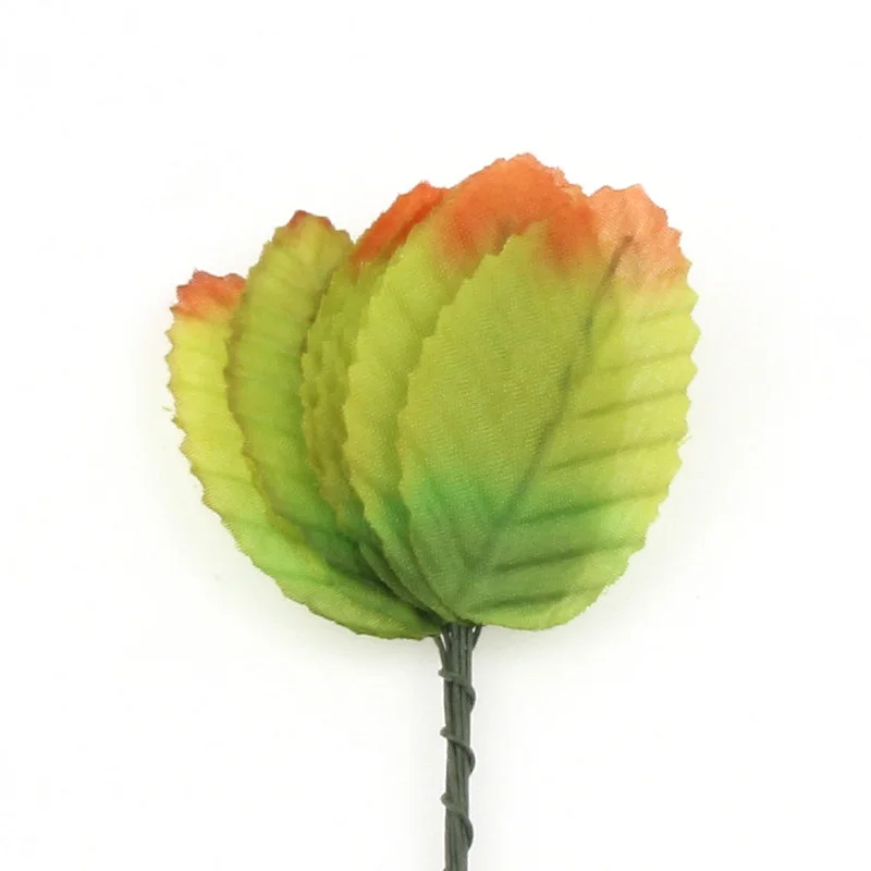 Шелковые нейлоновые листья в форме листьев искусственный цветок для