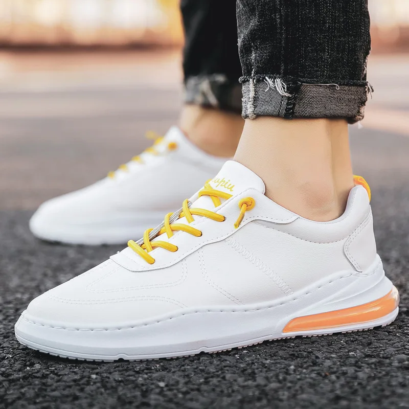 

2021 Male Sneakers Cushion Breathable Sports Running Shoes Mens Casual Shoes Fashion PU Tenis Masculino Adulto Men Shoe