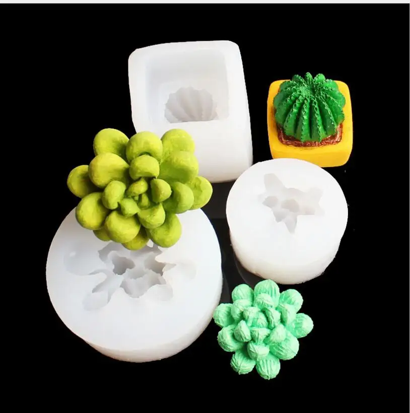 Кактусы суккуленты подвесные аксессуары силиконовые формы украшения ювелирных