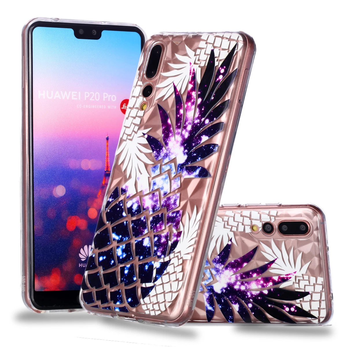 Для Huawei P30 Pro Lite противоударный мягкий чехол в форме бриллианта для P20 Y5 Y6 2019 P Smart Plus