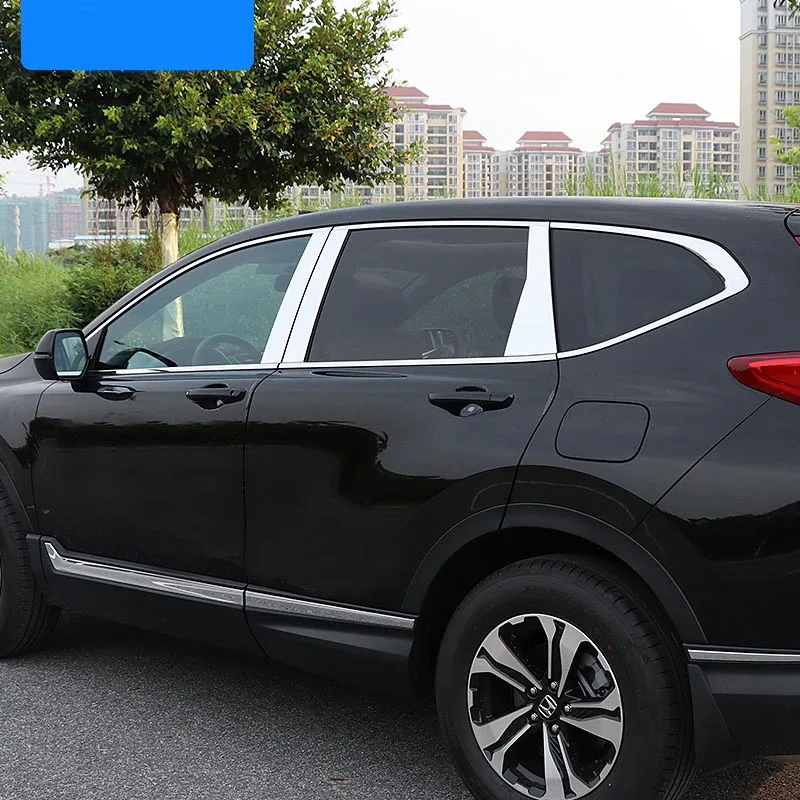 Аксессуары KOUVI подходят для HONDA CRV CR V 2017 18 19 хромированная крышка окон