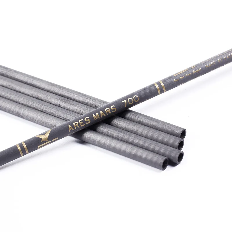 

6 12 PCS Bow Arrow shaft 600 700 800 Archery Pure Carbon Arrow Shafts For 20-50 lb Recurve Compound Bow arrows DIY Accessories