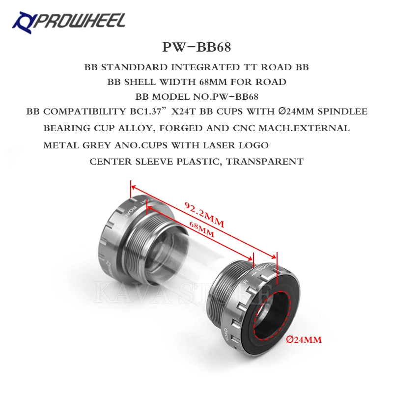 Комплект велосипедных кривошипов Prowheel складные кривошипы 170 мм 172 5 56T/46T звездочка