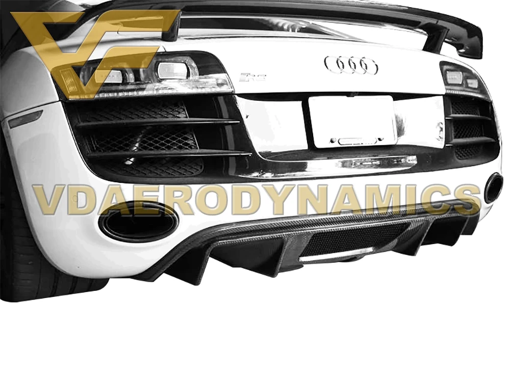 Подходит для 07 15 Audi R8 V10 модификация до VAD OEM углеродное волокно задний диффузор