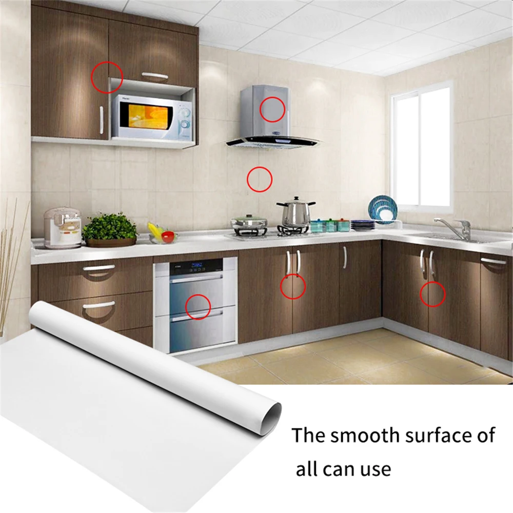 

5M/10M Transparent Kitchen Oil-proof Wall Sticker Heat-resistant self adhesive wallpaper Waterproof Anti-oil adhesive tape film