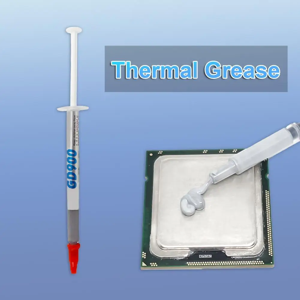 

3Pcs GD900 Thermal Paste Effective Low Consistency Compound CPU 4.8WM-K Cooling Grease for Motherboard Computer Accessories