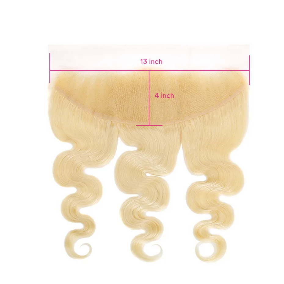 Предварительно выщипанные 613 светлые кружевные фронтальные застежки MS Lula