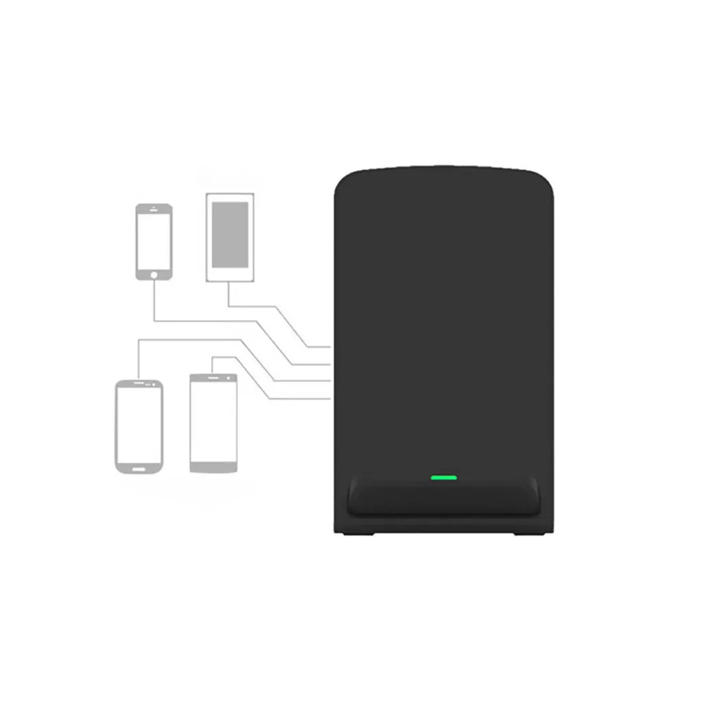 Ultra-thin mini Charging Pad Qi Wireless Fast Charger Stand Dock For Samsung Galaxy Note10/Note10+ 5G Iphone XR | Мобильные телефоны
