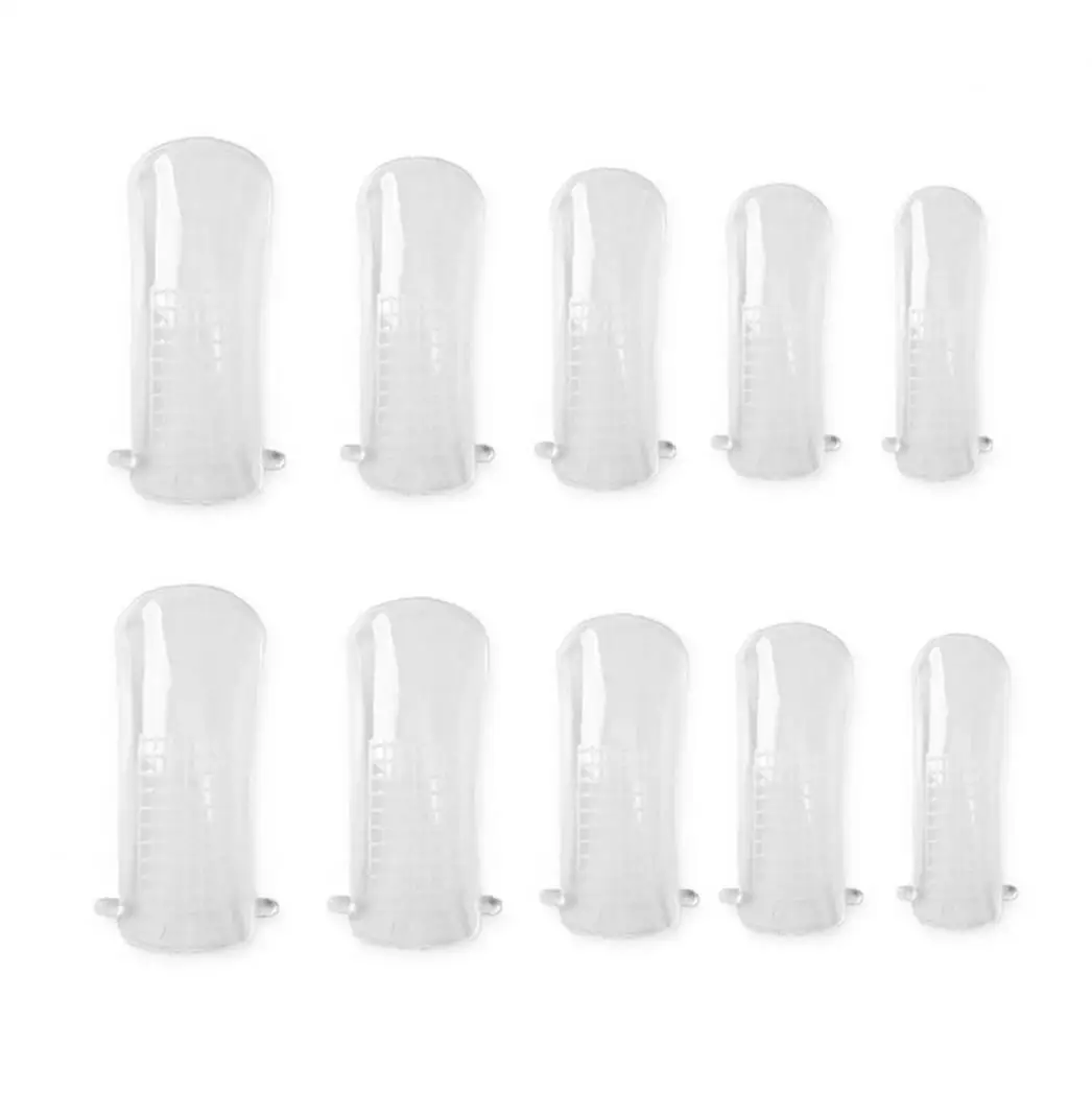 100 шт./компл. искусственная форма для ногтевого дизайна прозрачное полное